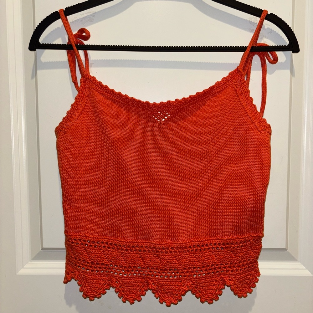 Exclusive hand knit Ralph Lauren top